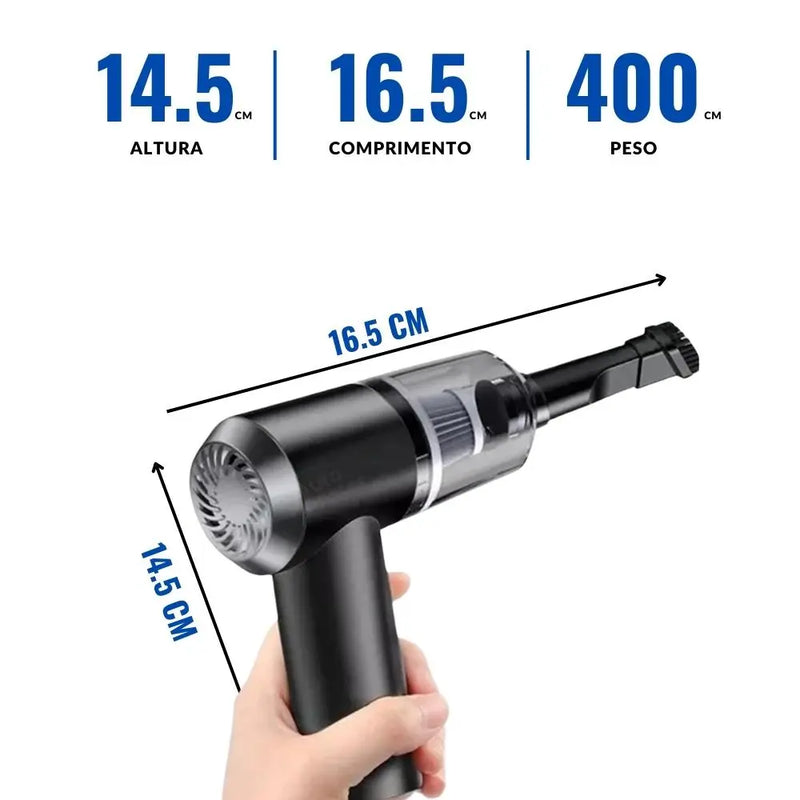 Aspirador de Pó Portátil 3 em 1 - NeoVap TriClean